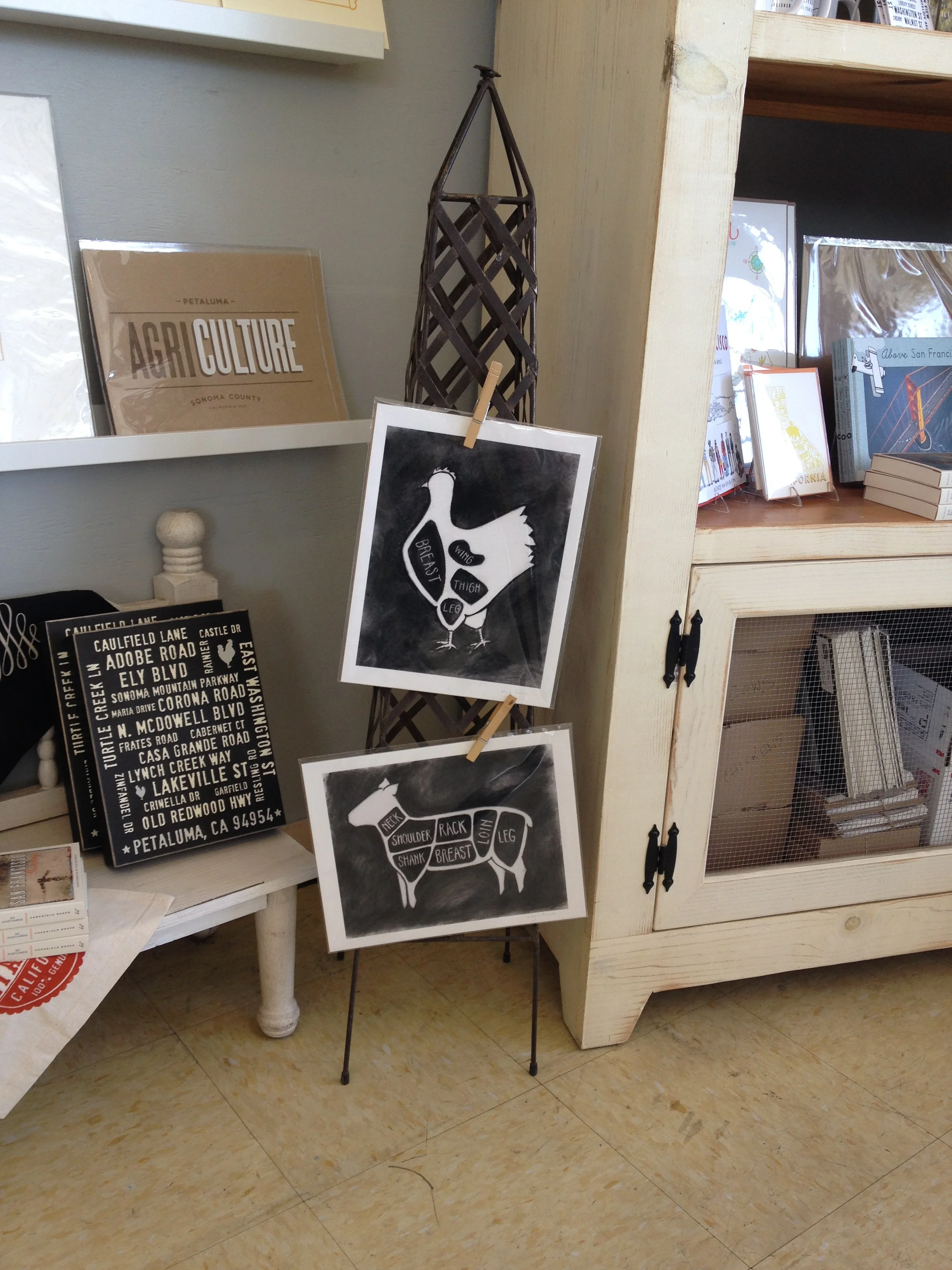 Drywell Art's Charcoal Butchery Diagrams