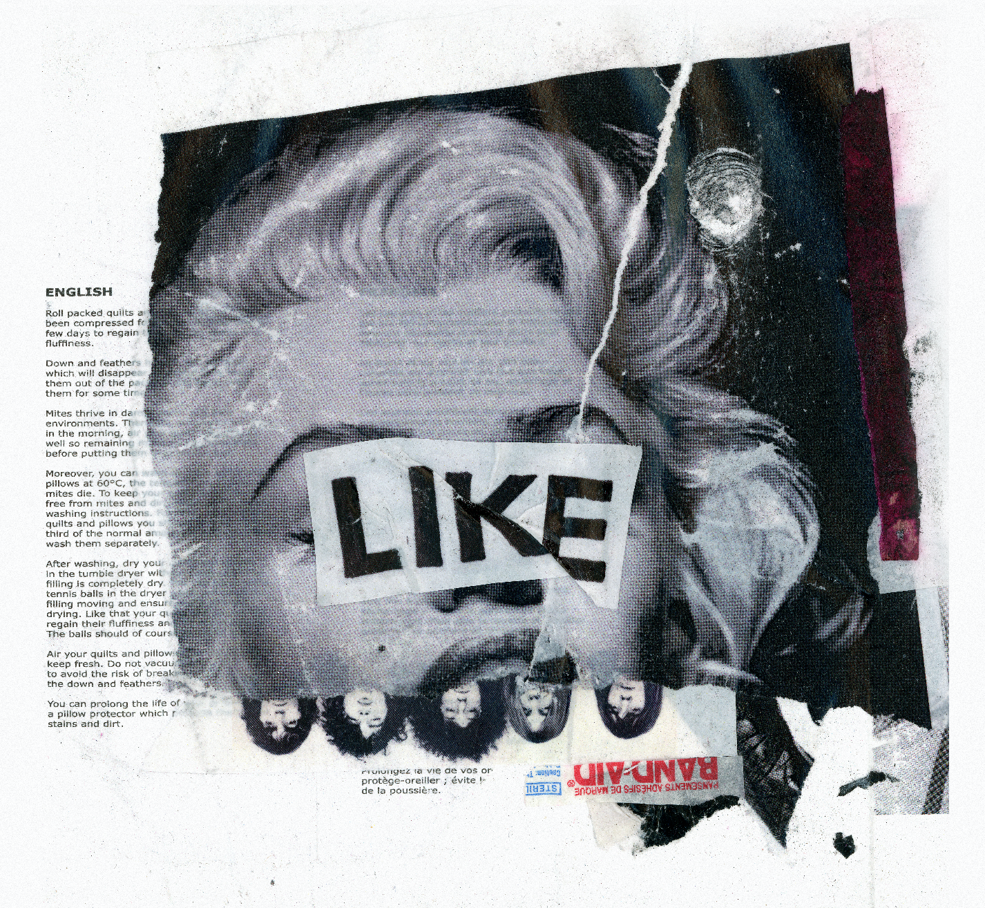 LIKE | 40 X 40 IN | ARCHIVAL PIGMENT PRINT ON COTTON PAPER HAND FINISHED | EDITION OF 3 | FRAMED