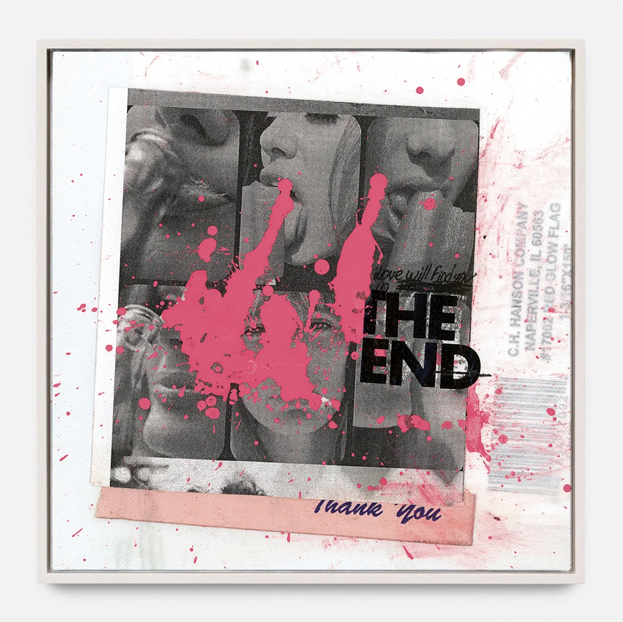 THEND (2017) Mixed Media on Panel One of a Kind Hand Finish 30 x 30 inches Edition of 3 | (2 available) $ 1,000.00
