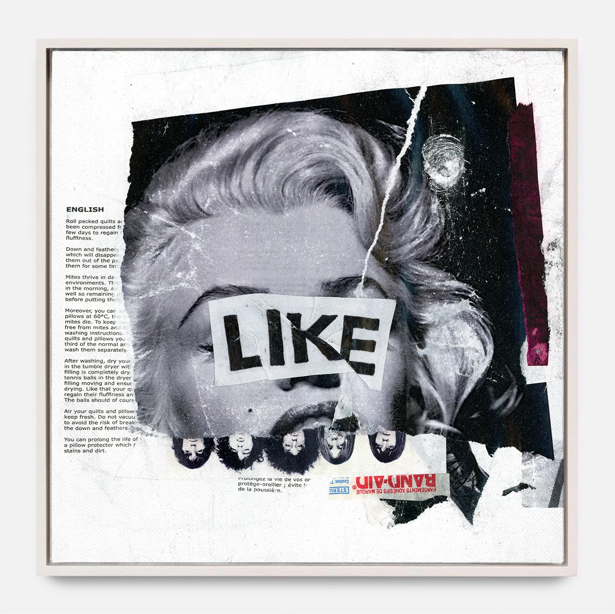 LIKE (2018) Mixed Media on Panel One of a Kind Hand Finish 36 x 36 inches Edition of 3 | (1 available) $ 1,200.00
