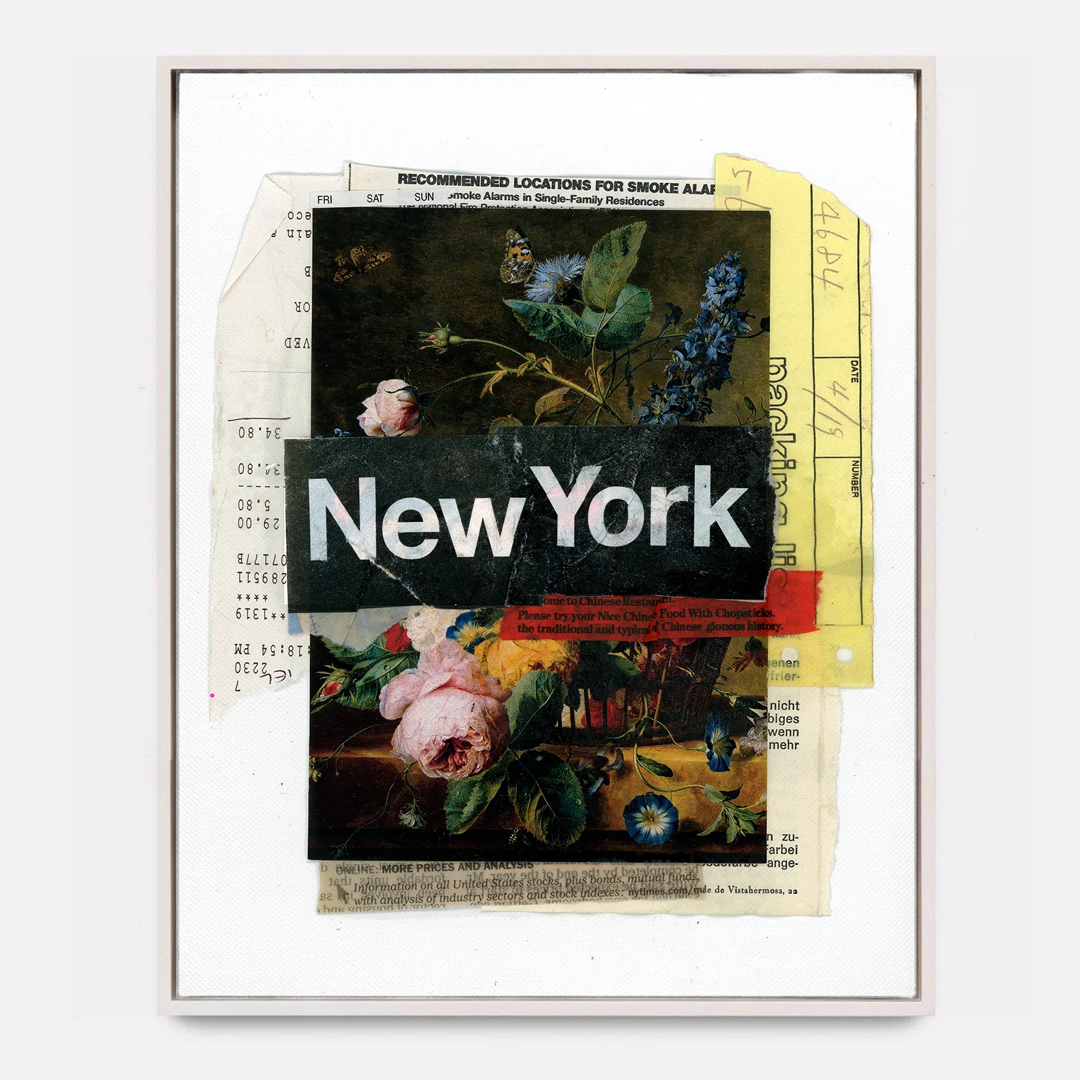 NEW YORK (2018) Mixed Media on Wood Panel 48 x 72 inches One of a Kind $ 2,000.00 | *SOLD