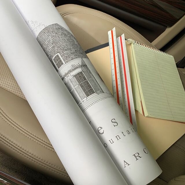 Headed to Birmingham for a new house presentation to dear repeat clients @billingramarchitect 🏆 #newdrawings #newhouse #loyalty #imhereforyou