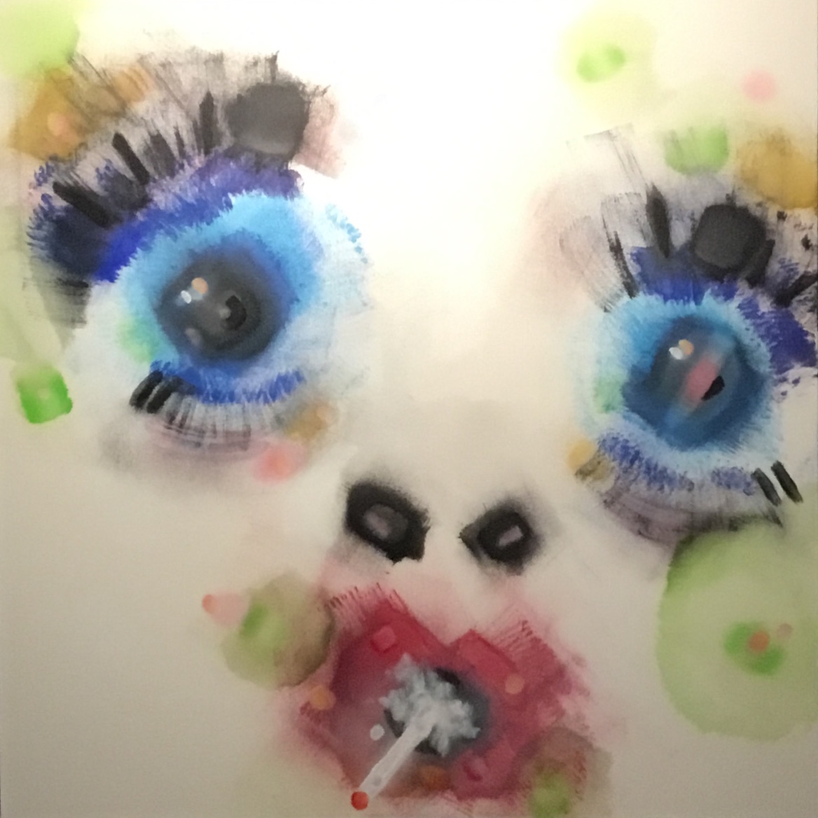 Untitled 30"x30" acrylic on canvas 2018