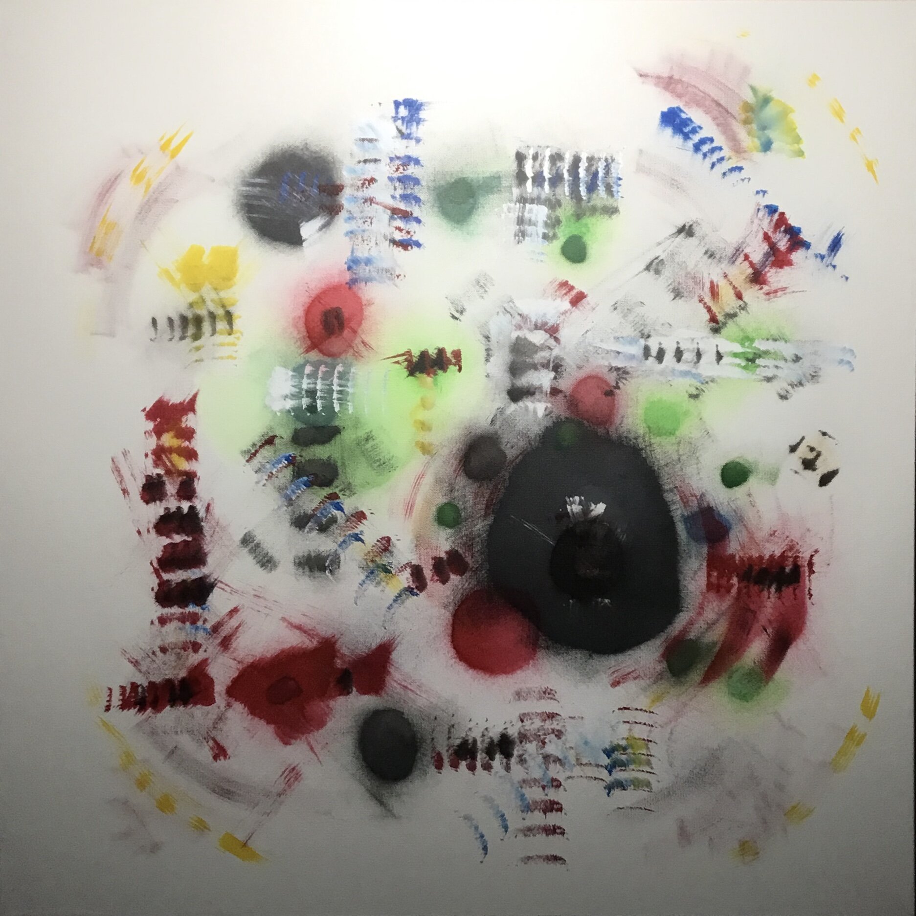 Untitled 30"x30" acrylic on canvas 2020