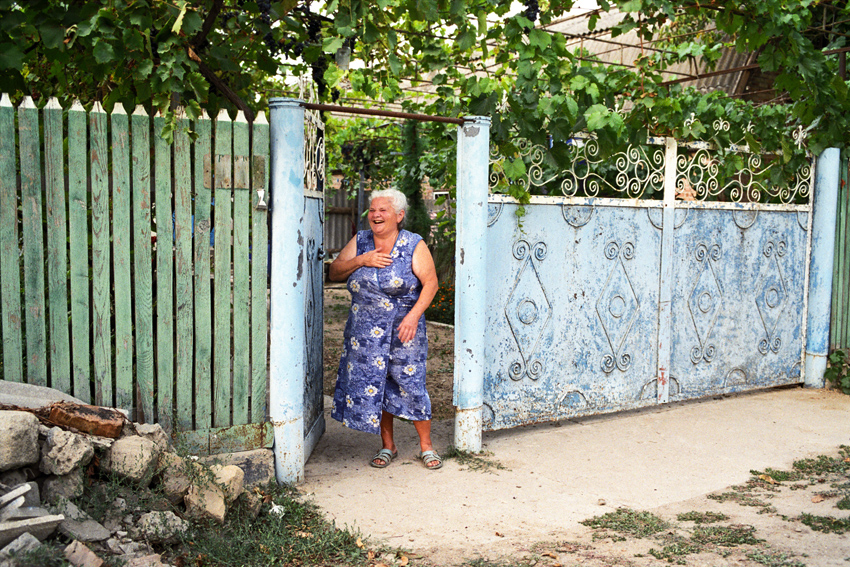 Woman at Cioburciu Village. 