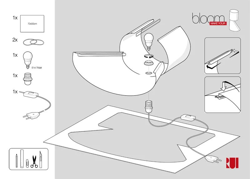 Rui Tomás Design Candeeiro Bloom 