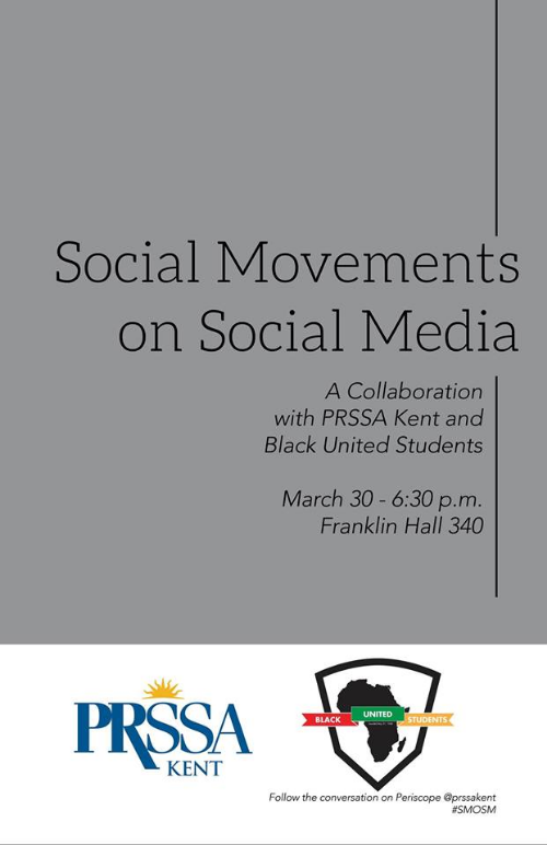 Social Movements on Social Media flier