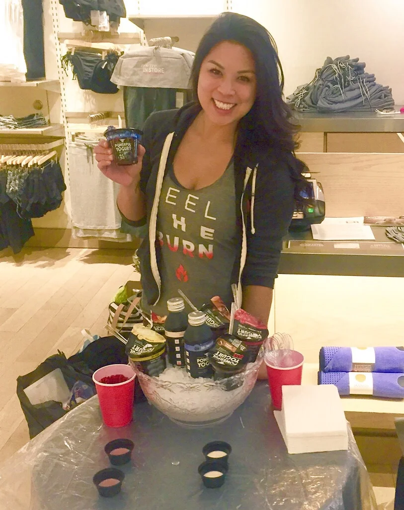 Thanks POWERFUL YOGURT for yummy goodies!