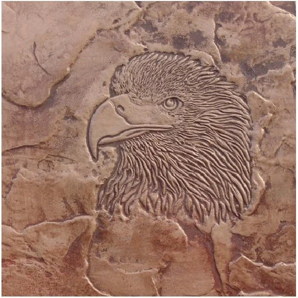 Eagle Head Concrete Stamp