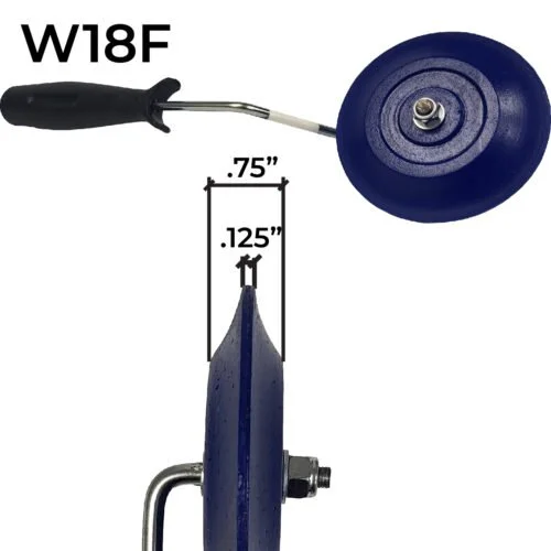 Touch up wheel-1/8 inch flat