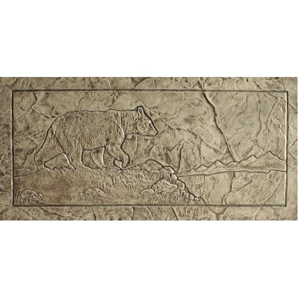 Bear Landscape Concrete Stamp
