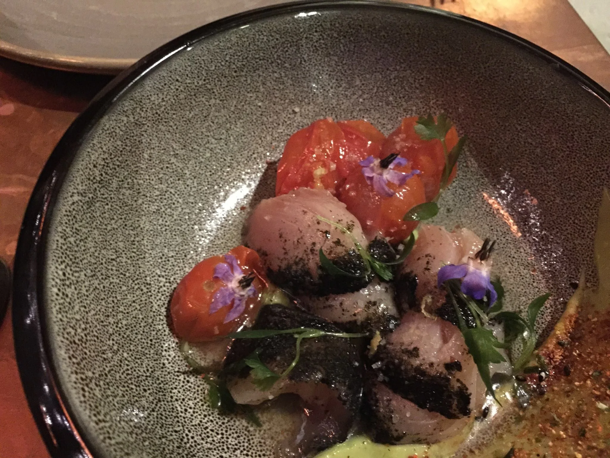 Hamachi/Nori, Avocado, Sweet & Sour Tomatoes