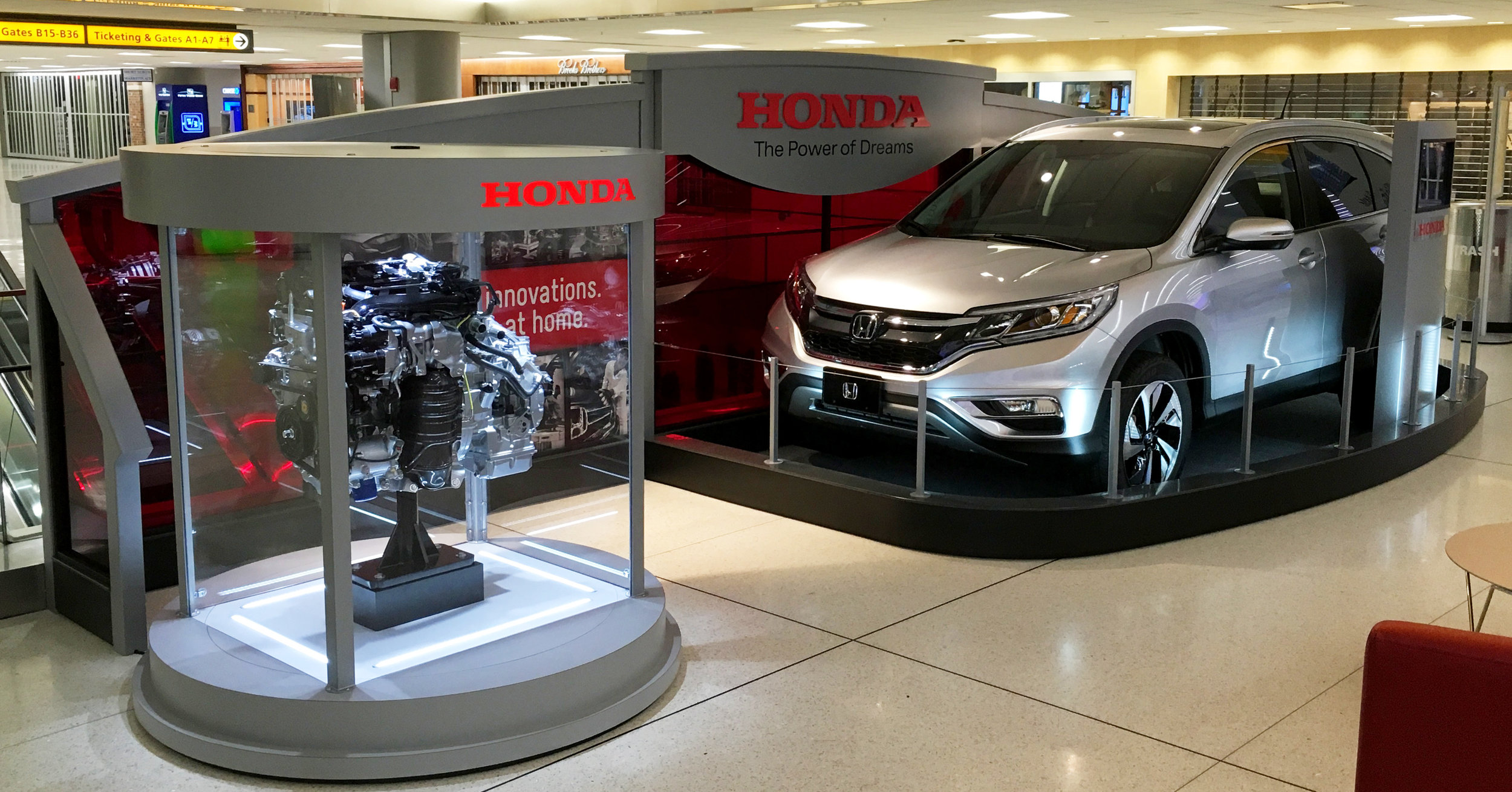 Honda Vehicle Columbus Airport Display