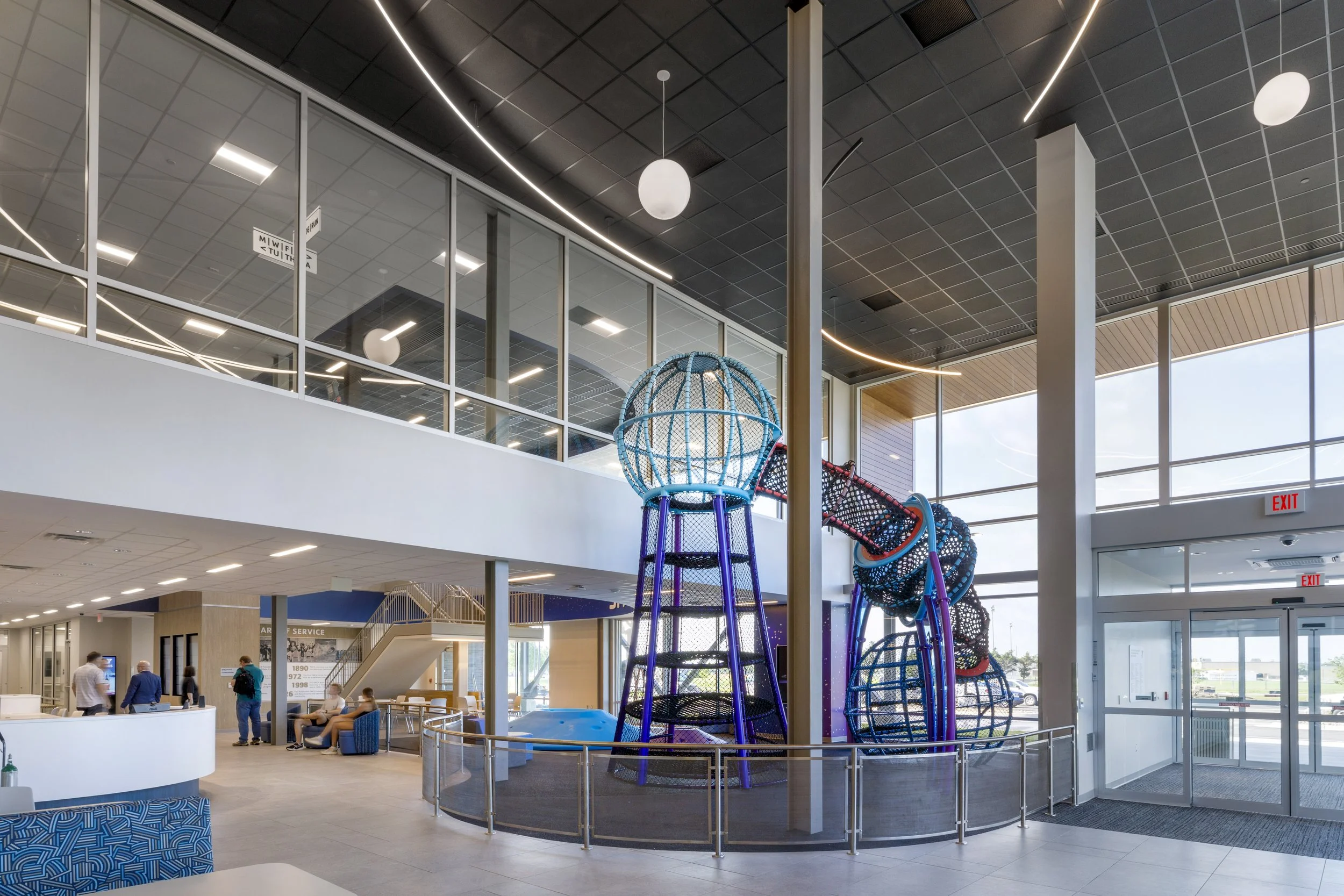 Custom Climbing Structure in YMCA CosmoSphere
