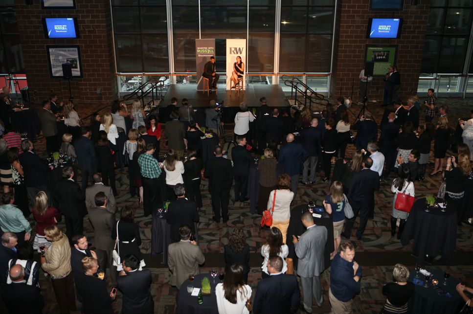 Russell took questions from Seahawks sideline reporter, Jen Mueller, as part of the event program.