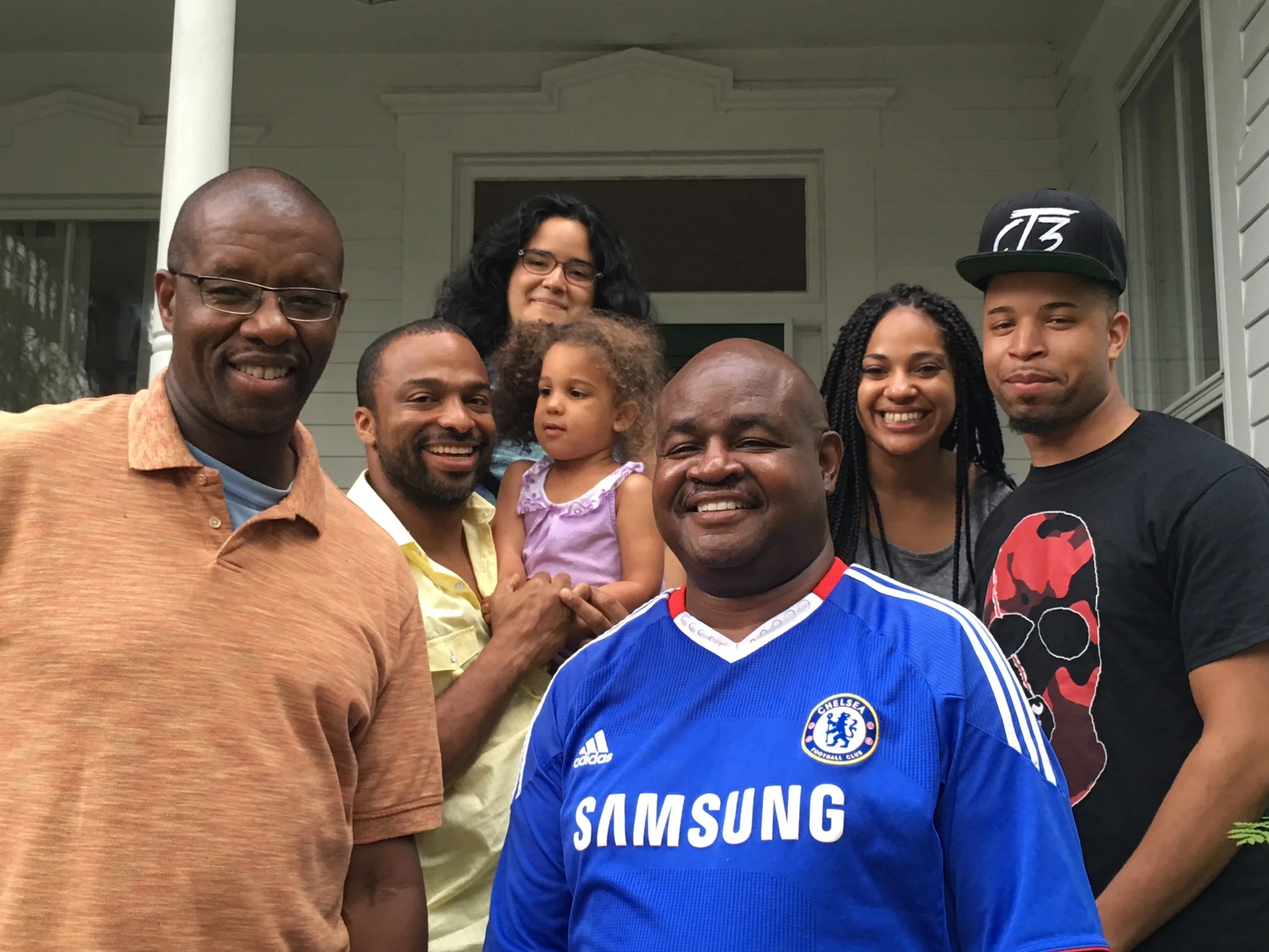 Visitors to the AAHH House