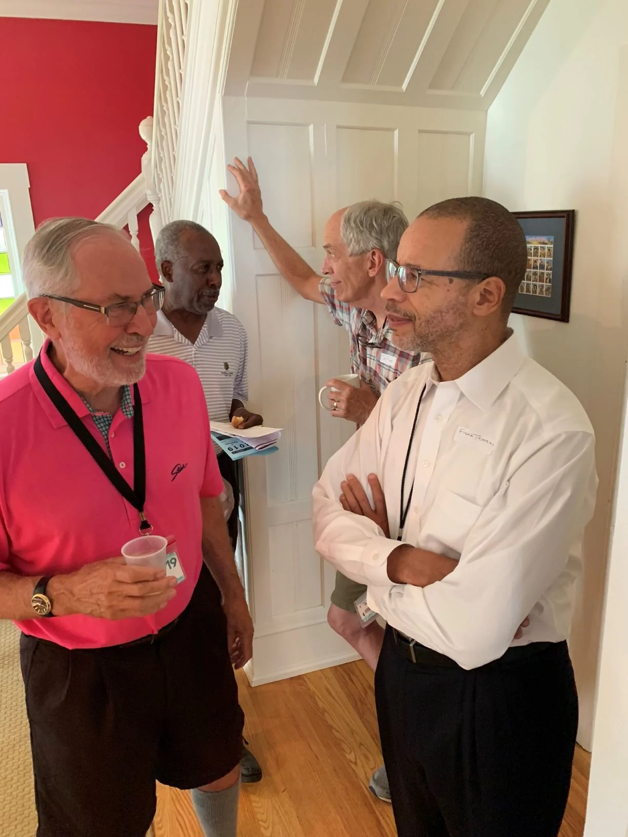 Rev. Dr. Frank Thomas at a reception in his honor