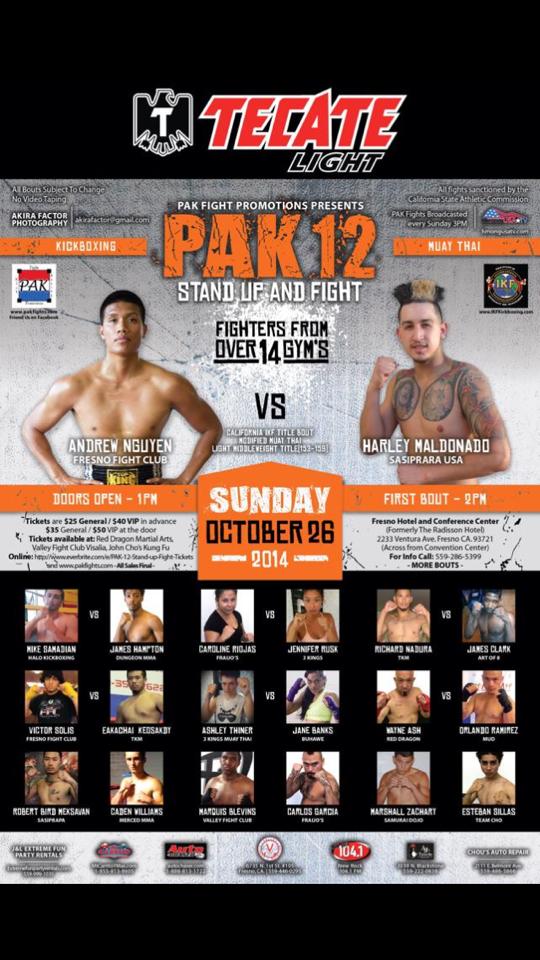 PAK 12 - Oct 28th