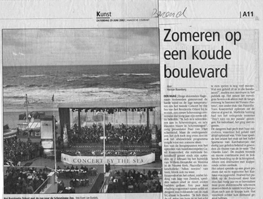 Boulevard van Scheveningen met Het Residentie Orkest o.l.v. Jaap van Zweden