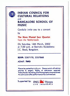  Workshop in Bangalore