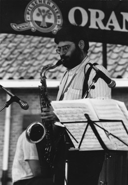 Barry Block op 't Amersfoorts Jazz festival. Foto A. Fledderus