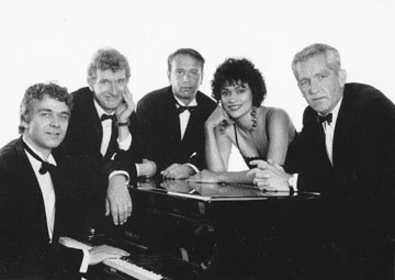 'Invitation' met Joep Lumeij (bas), Ben Schroder (dr), Astrid Seriese (voc) en Evert Hekkema (tp), foto G. Struiksma