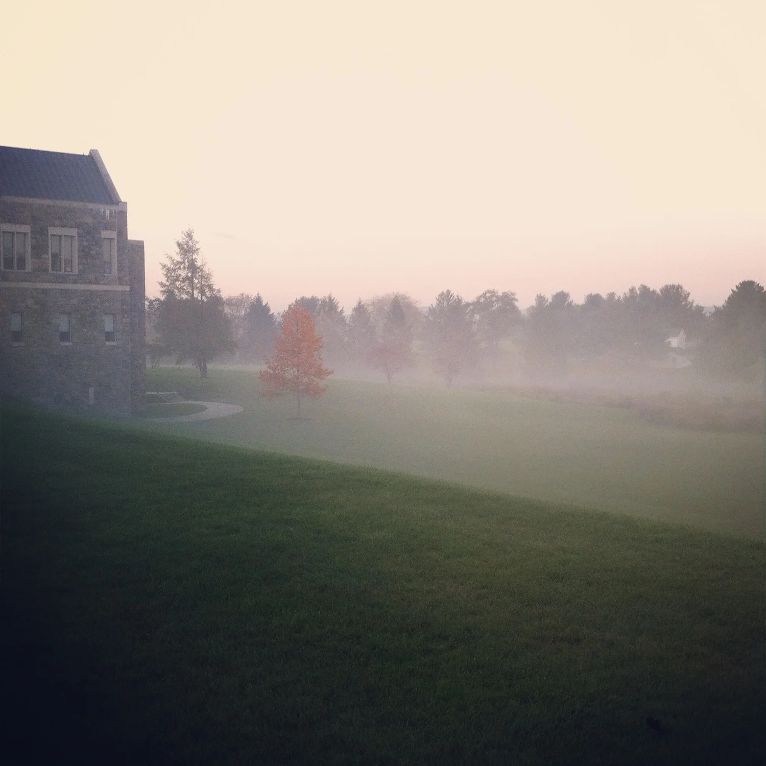 The morning view from VT's Convention Center 