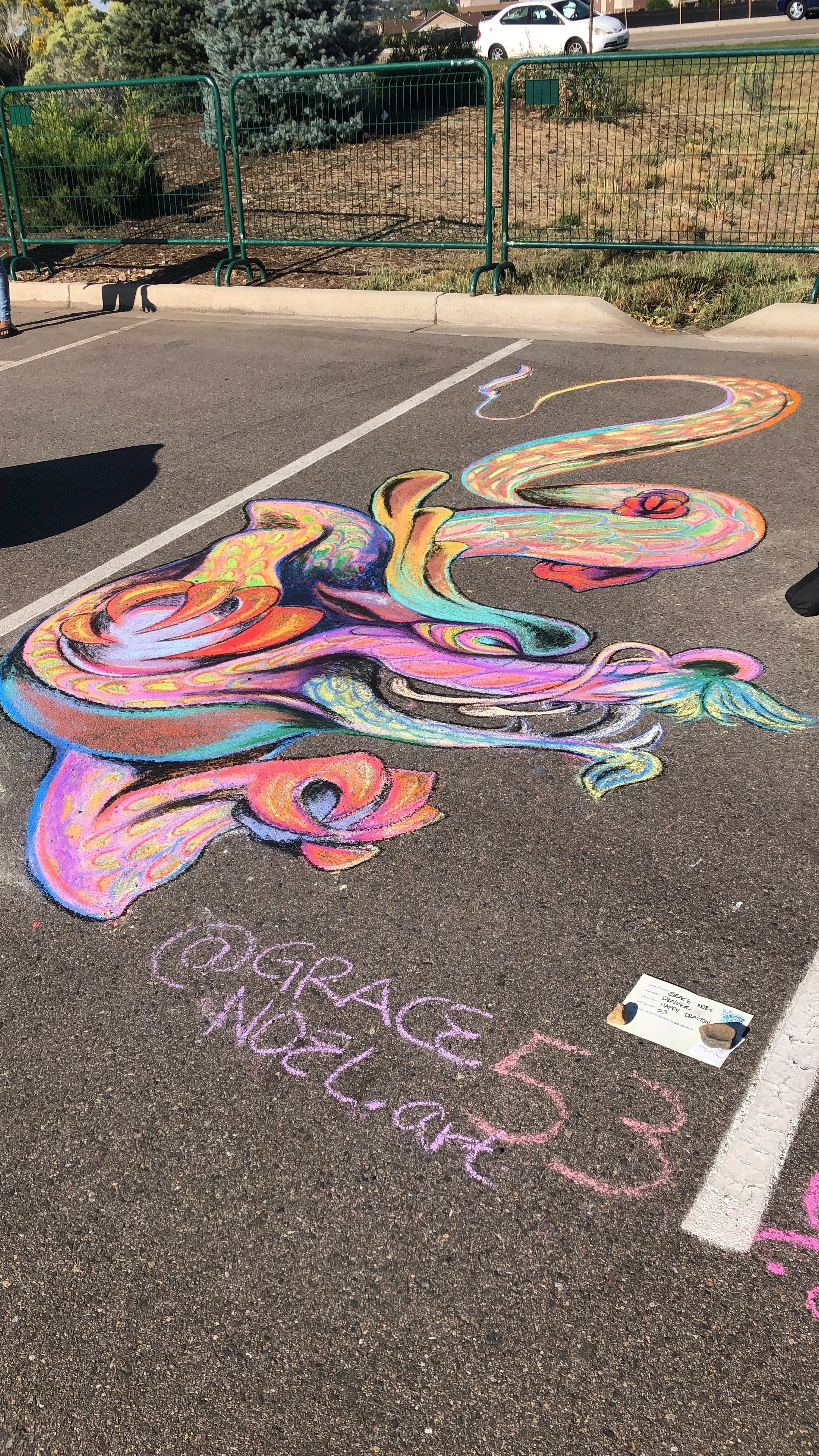 3rd Place at the Centennial Chalk Fest
