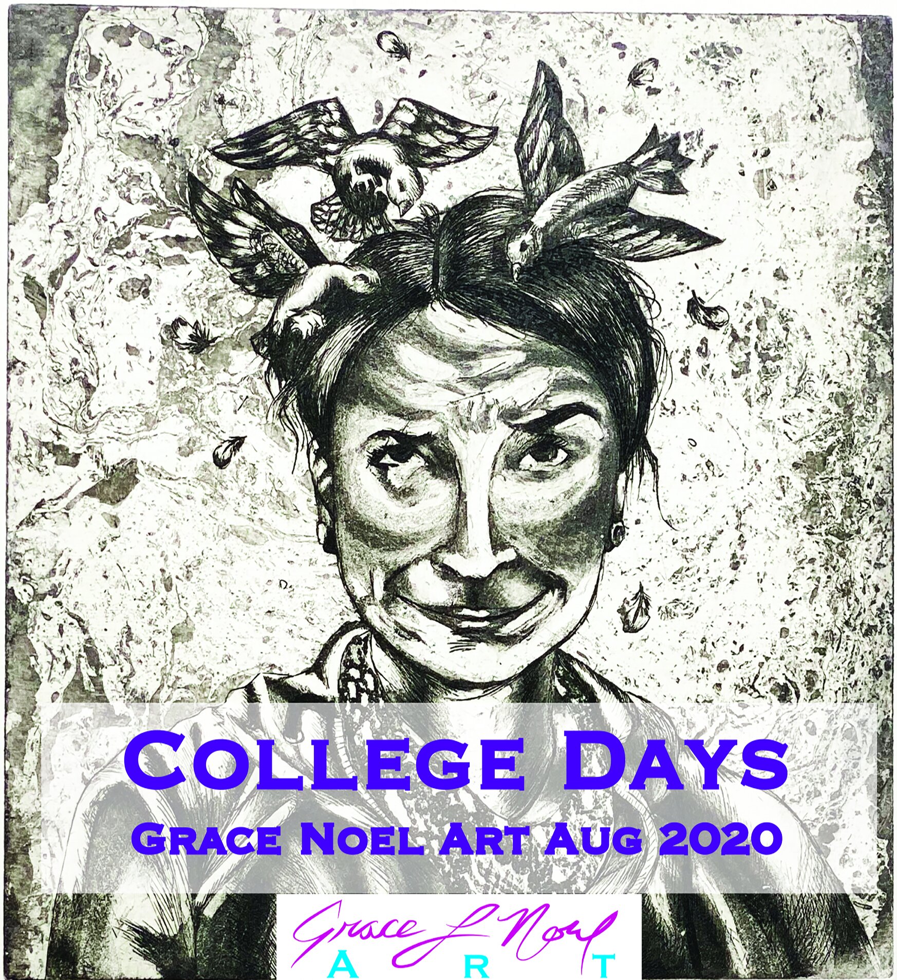 College Days THIRD FRIDAY | by Grace Noel Art