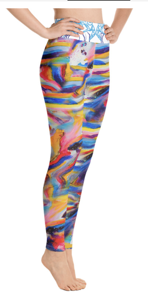 Ladies/Womens Unicorn printed tights 02 