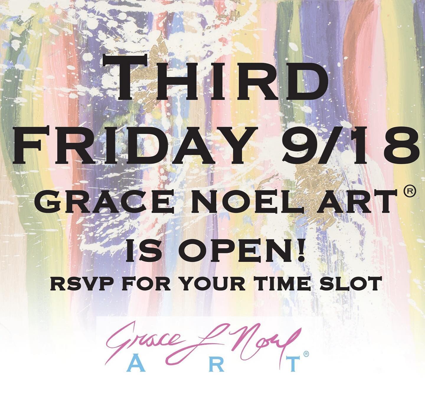 It&rsquo;s Third Friday in @denversartdistrict on Santa Fe! I am in the studio all day so come by and say hi! Event information is on Eventbrite and GNArt Facebook Page👍🏽💖.
.
.
#gracenoelart #thirdfriday #artdistictonsantafe #art #artgalleries #ar