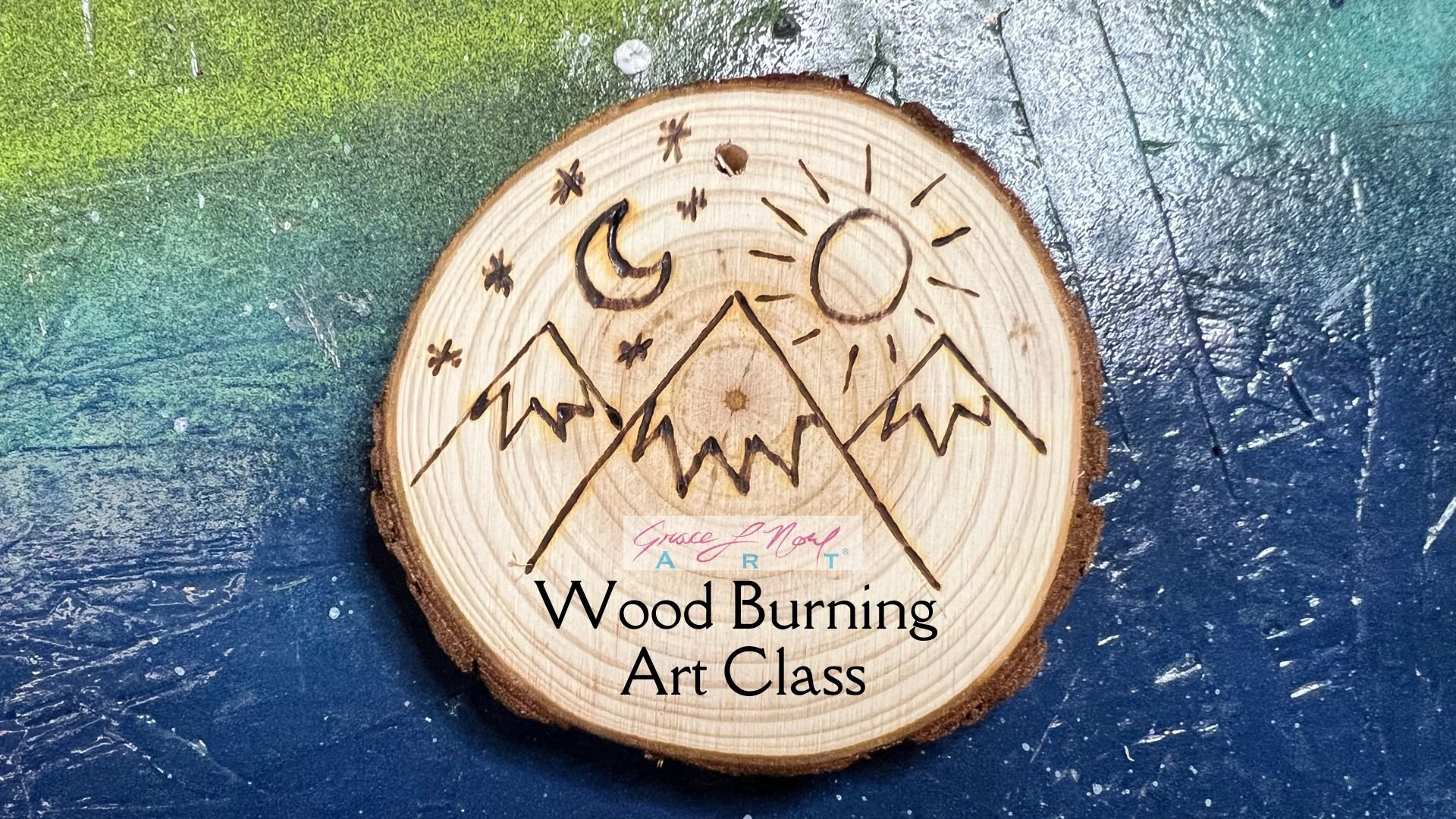 Wood Burning Art Class | Grace Noel Art