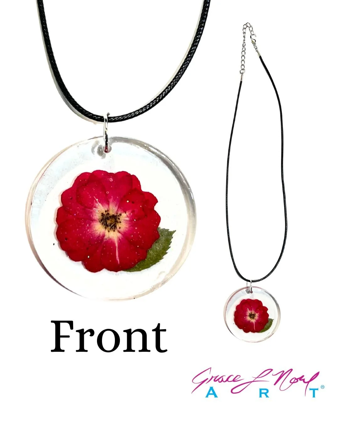 Rose&ClearPendantWhiteFlower-Front.GraceNoelArt.jpg