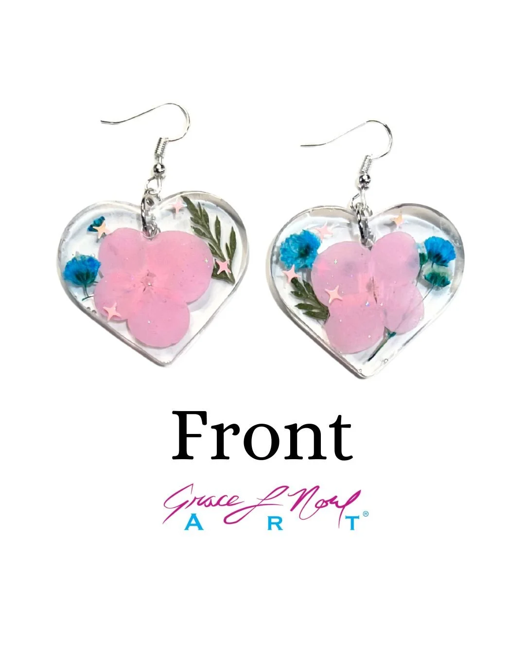 Pink&ClearHearEarrings-Front.GraceNoelArt.jpg