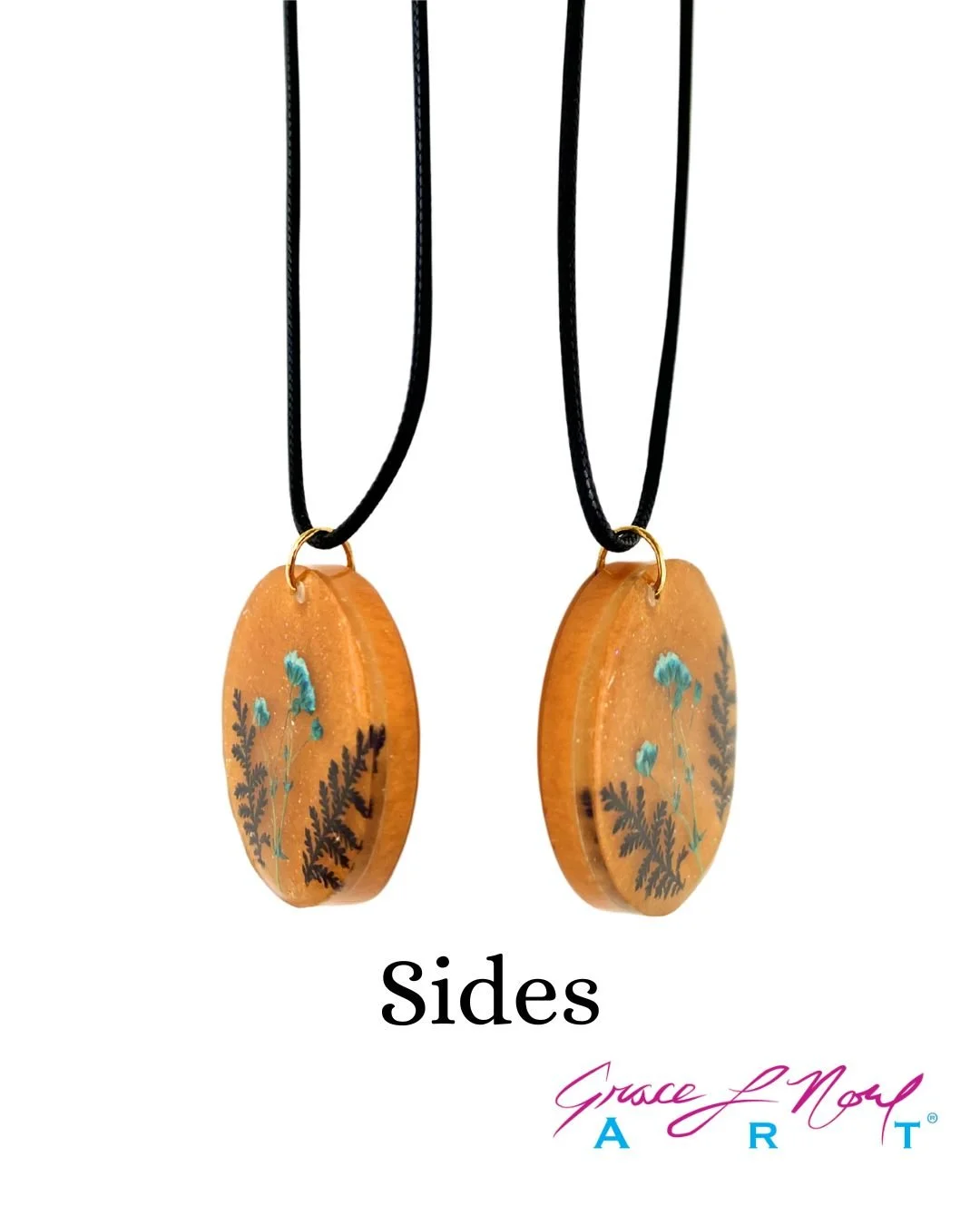 OrangePendantBlueFlower-Sides.GraceNoelArt.jpg