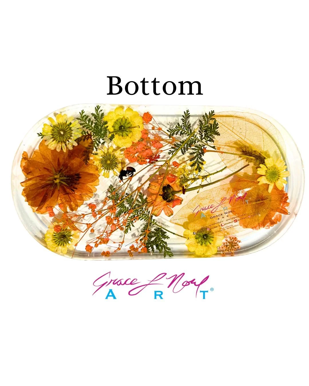 AutumnBeeFlowerTray-Bottom.GraceNoelArt.jpg