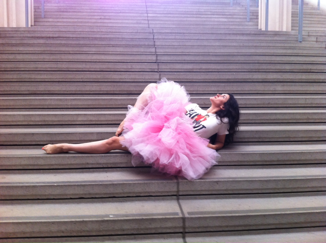 Nicole in rehearsals at LACMA for The Least Important Things by Emily Mast 