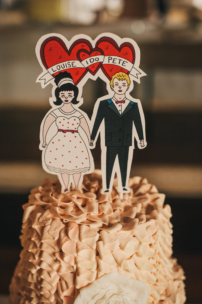 punk wedding cake