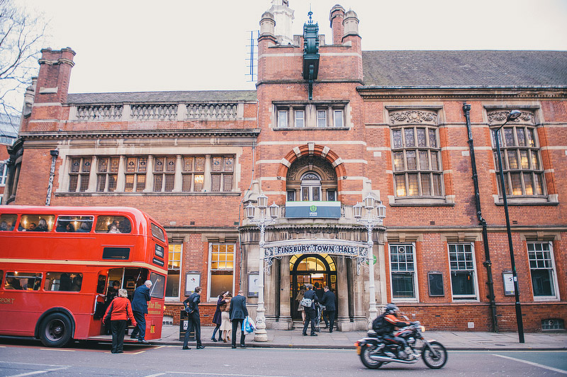 old finsbury town hall wedding