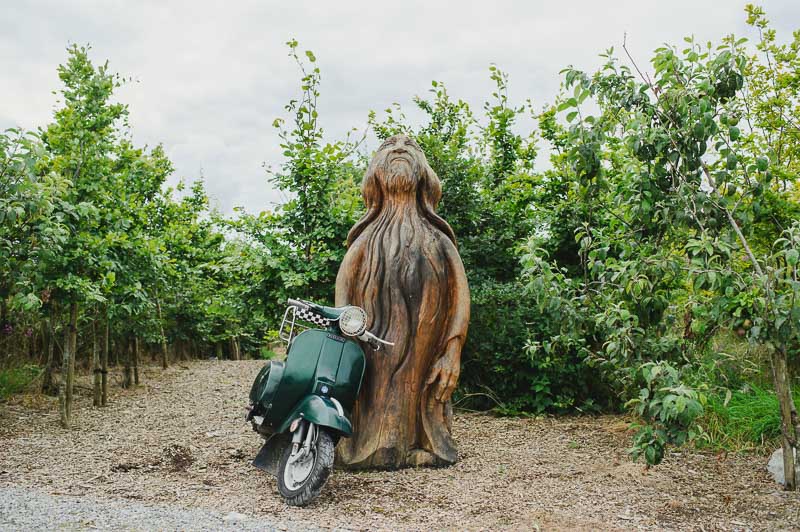 vespa at wedding