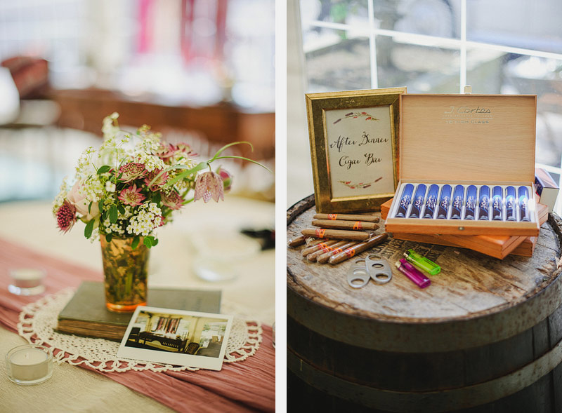 cigar barrel wedding
