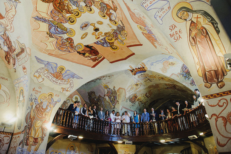fresco chapel wedding