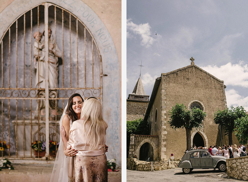 Pessan church wedding France