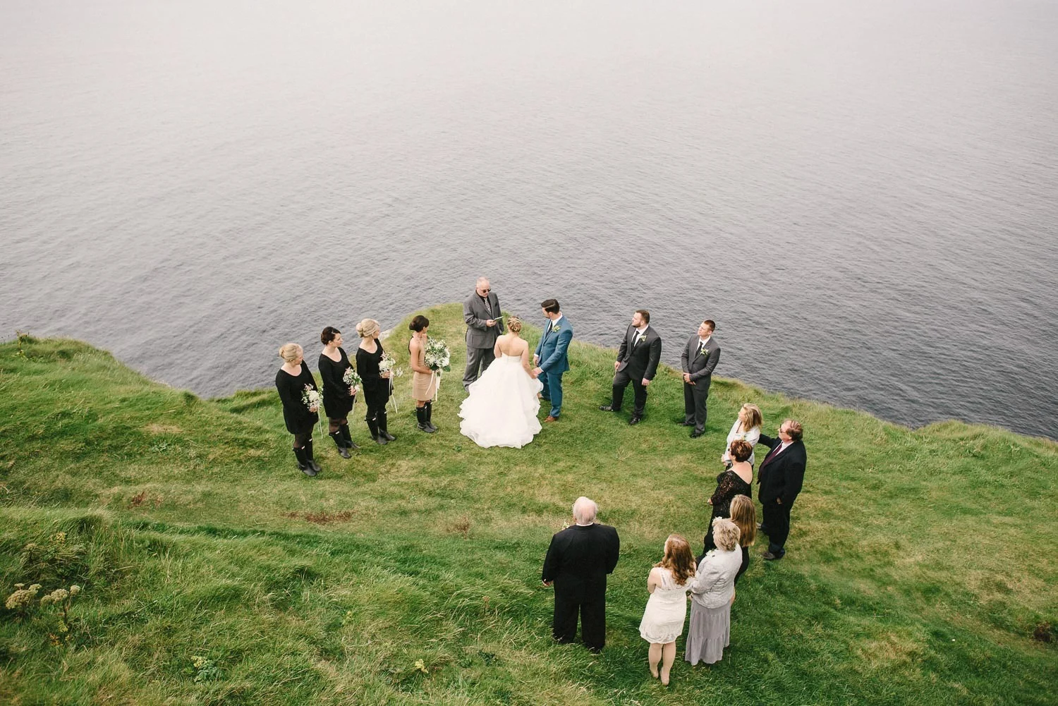 Lauren & Garrett - Wedding on the Cliffs of Moher, Ireland