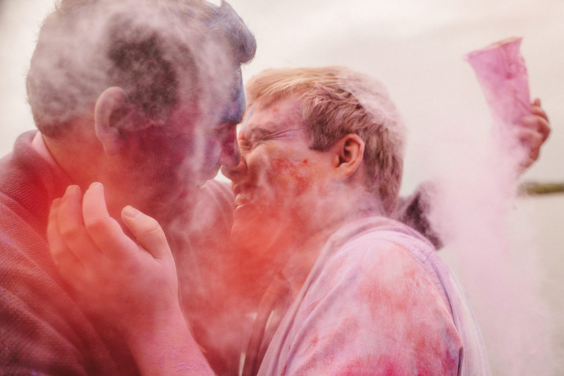 paint powder bomb wedding ireland