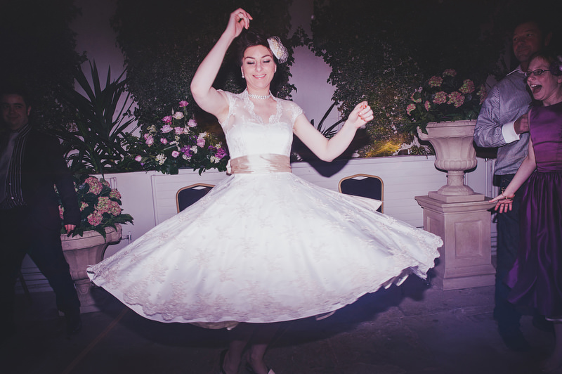 vintage fifties wedding dress