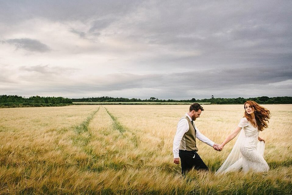 Dee &amp; Steve in the fields around Ballintubbert
.
.
.
.
.
.
.
.
.
#irelandwedding #irishwedding #thismodernlove #weddinginspiration #dirtybootsandmessyhair
#ballintubberthouse #ballintubberthousewedding