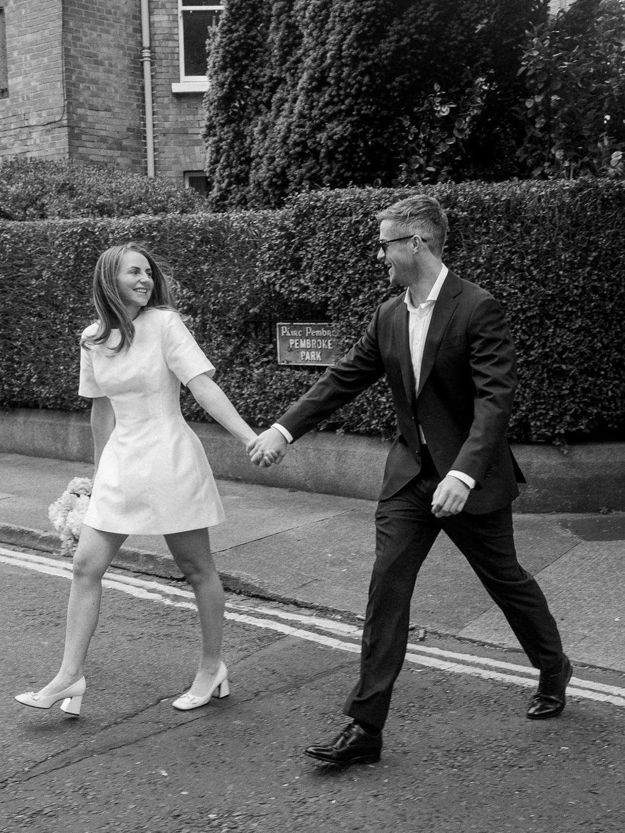 Such a fun day with Annie and Rory at an intimate ceremony in their local church in Donnybrook, with their families and grandparents. Such a gorgeous idea to do this before a big party in France! Have an absolute blast x