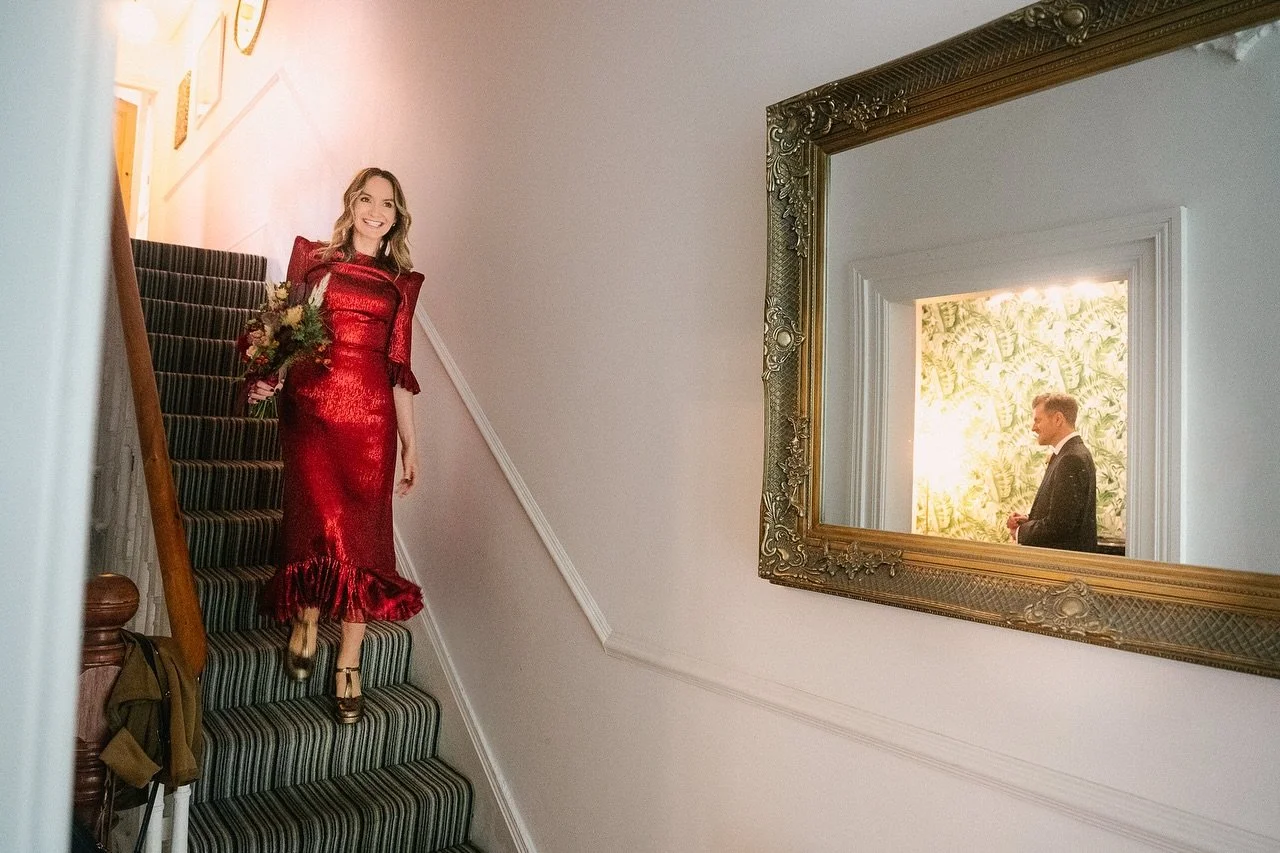 Oh my word, what an incredible day with Lyndsey and Stephen. Belfast City Hall and Stock restaurant in St. George&rsquo;s market were perfect venues for this family wedding. The first red dress we&rsquo;ve photographed in 15 years. Our Claire got mar