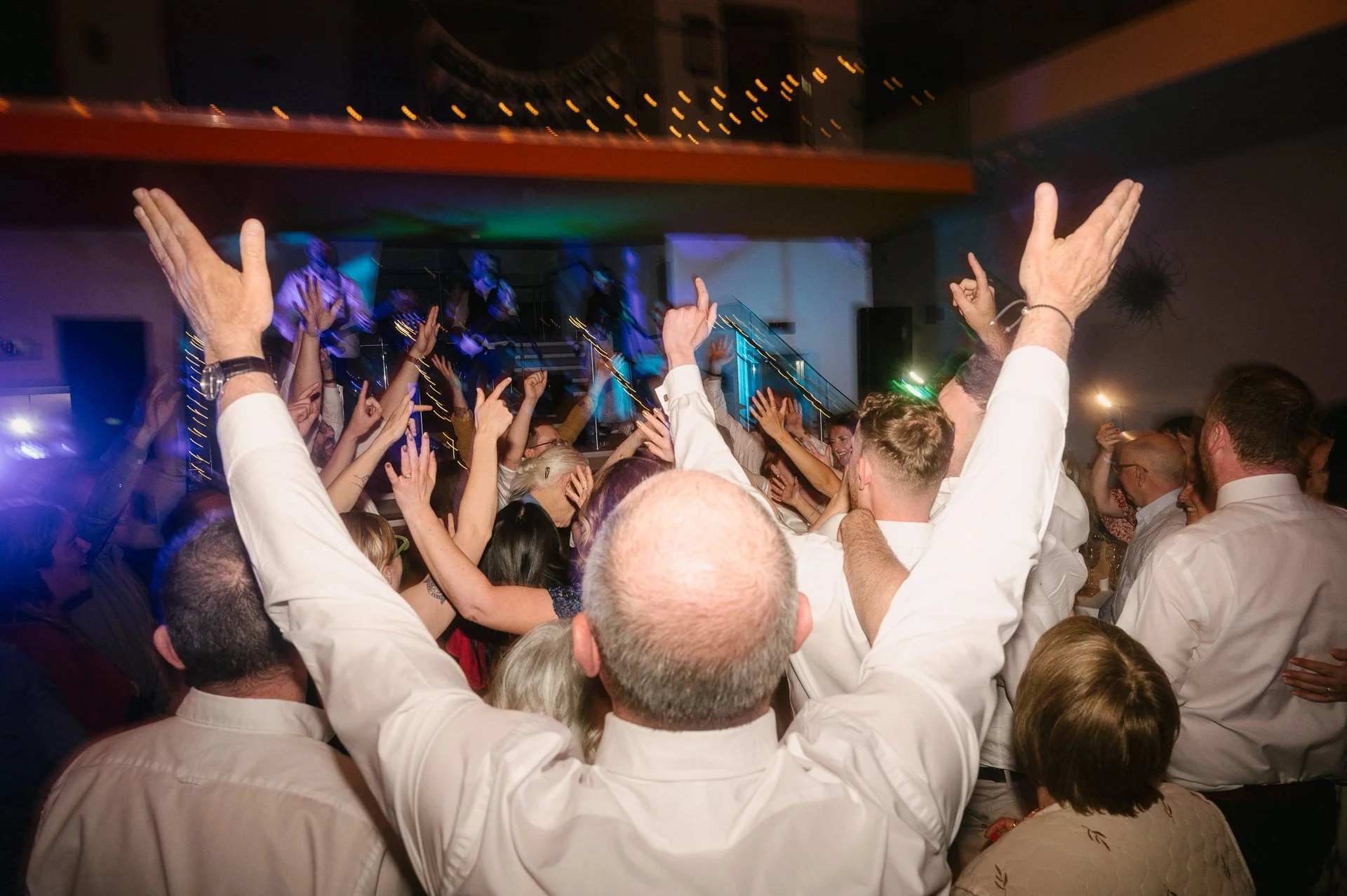 Ulster Museum atrium wedding party dance.JPG